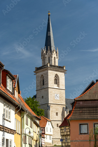 Blick auf die Bergkirche in Bad Langensalza