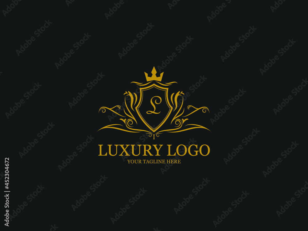 Luxury Premium Crest Logo Template for Company Luxury Premium Crest Logo Template for Company
