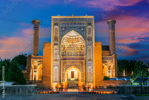 Guri Amir, a mausoleum of the Asian conqueror Timur in Samarkand