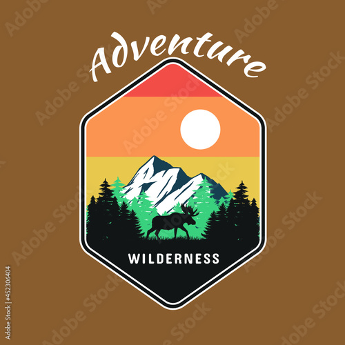 Adventure badge ,can use for your logo ,badge or more