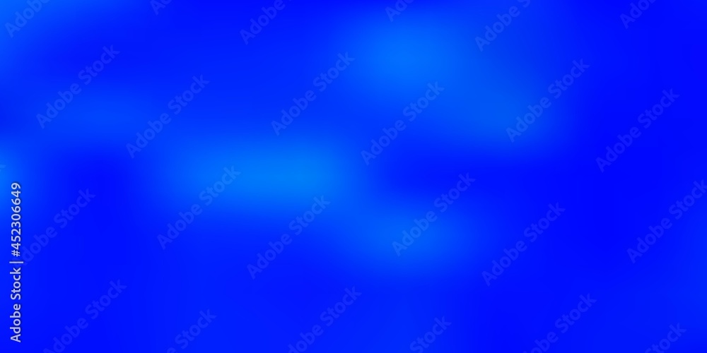 Dark blue vector gradient blur template.