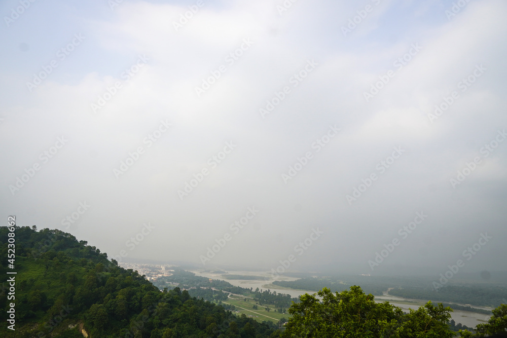 Haridwar Uttrakhand view from mountain image