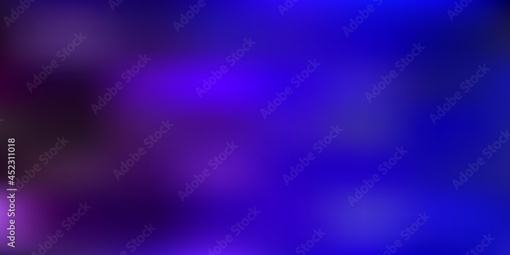 Dark blue, red vector abstract blur template. Dark blue, red vector abstract blur template.