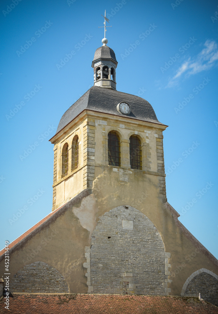 bell tower of the church of vezelay