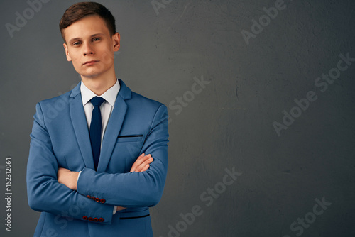 business man in suit with tie manager office professional success