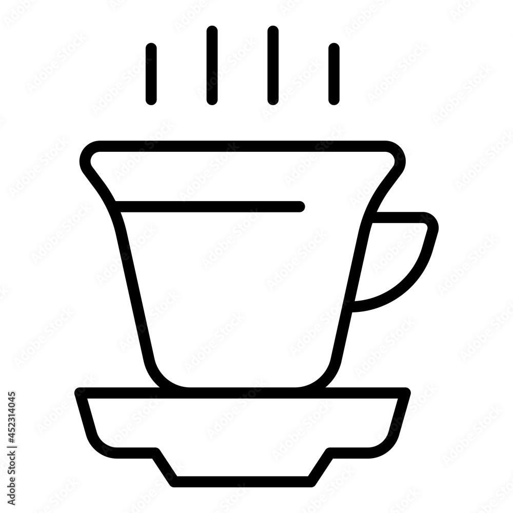 Hot coffee cup icon outline vector. Cafe mug. Espresso caffeine Hot coffee cup icon outline vector. Cafe mug. Espresso caffeine
