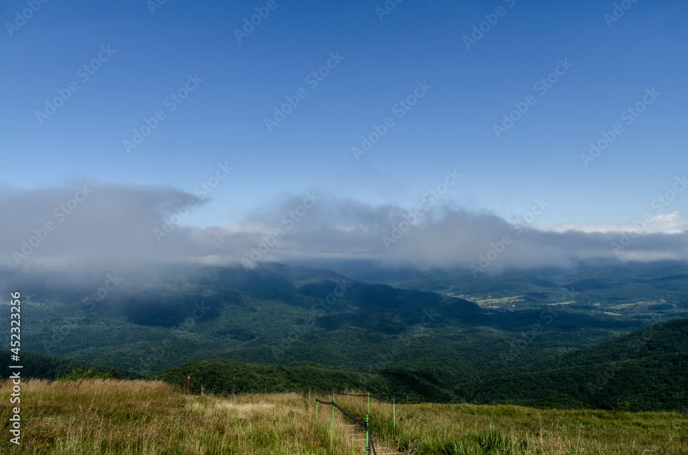 Bieszczady Wielka Rawka Panorama 