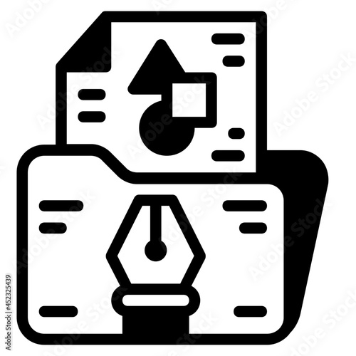 file glyph icon