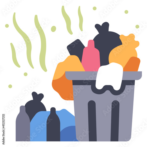 garbage littering icon