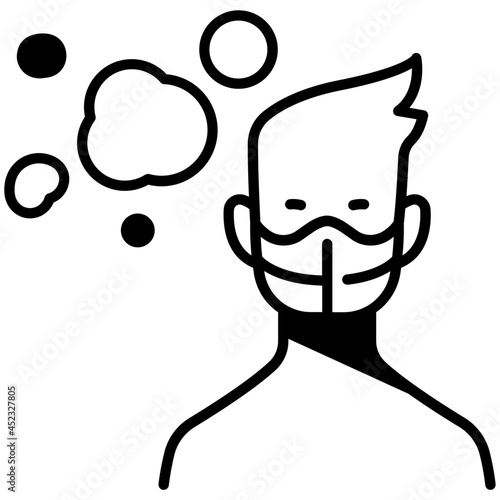 hygienic mask icon