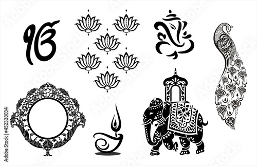 Hindu icons , cultural heritage , India , Asia	