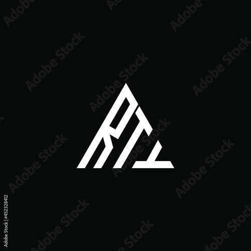 RTY letter logo creative design. RTY unique design
