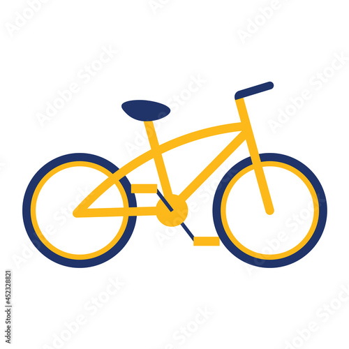 Minimalist Bike - Amazing vector vehicle illustration of a bicycle suitable for design assets, decoration, clip art, animation, mobile apps, website and illustration in general - vector illustration photo