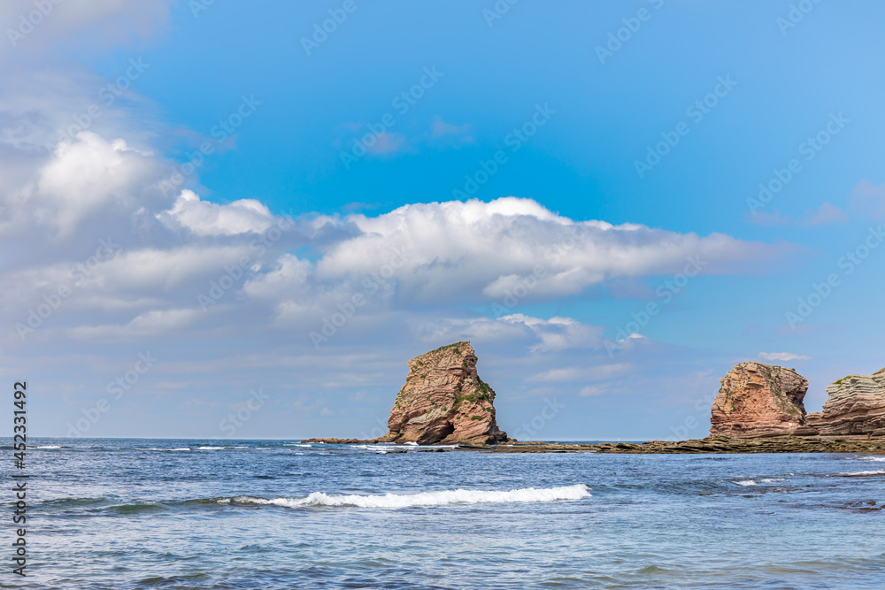 Les Deux Jumeaux (The Two Twins) in Hendaye, Pyrénées-Atlantiques, Basque Country, France