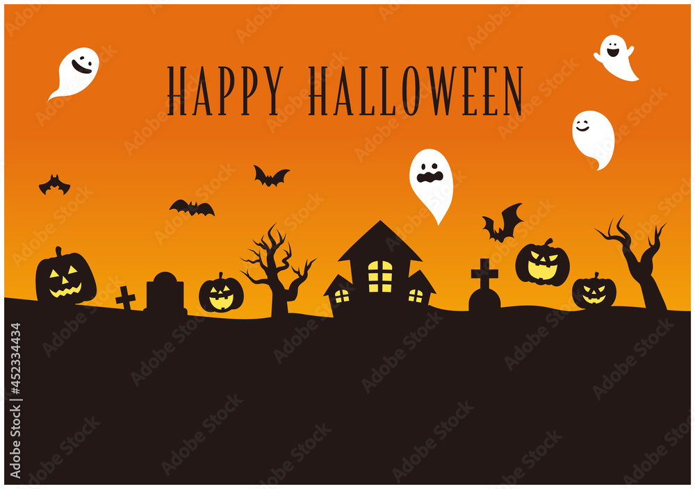 ハッピーハロウィン イメージ イラスト Stock Vector Adobe Stock