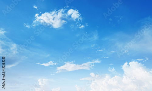 Fototapeta Naklejka Na Ścianę i Meble -  Blue sky and white clouds nature background.
