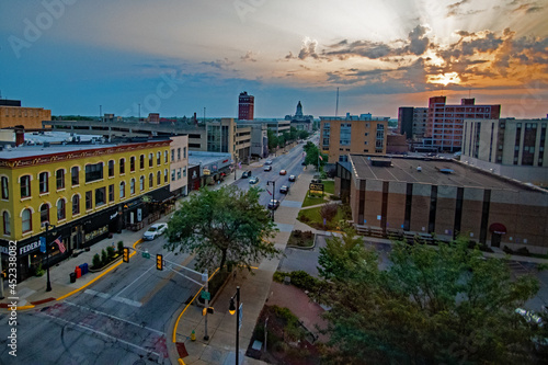 Sunset over Terre Haute IN