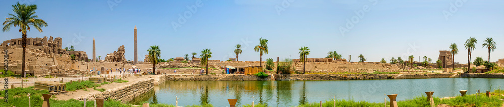 Ancient Luxor Temple, Egypt. Temple complex of Amon-Ra