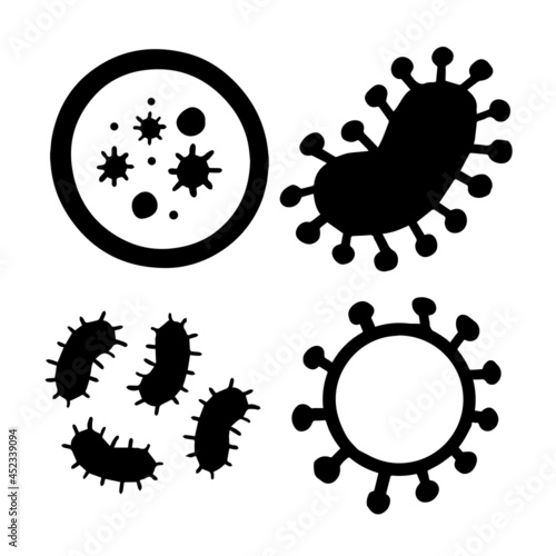 Microorganisms in vibrio bacilli shapes