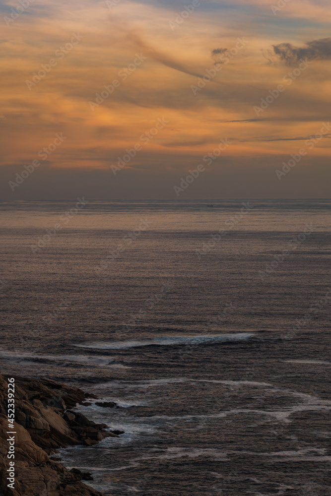 Portrait shot of Sunset in Hout Bay from Chapman's Peak Cape Town