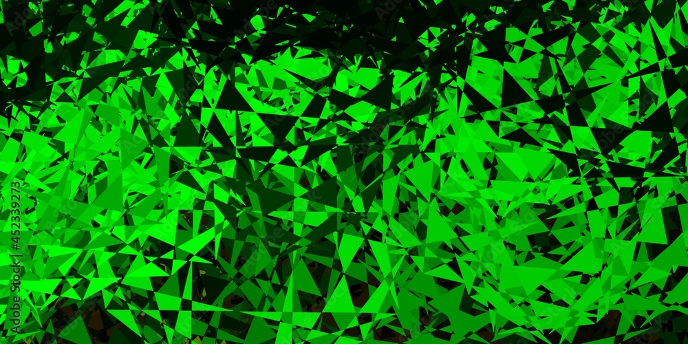 Light green, yellow vector layout with triangle forms. Light green, yellow vector layout with triangle forms.