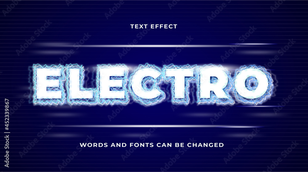 electro text effect editable eps cc electro text effect editable eps cc