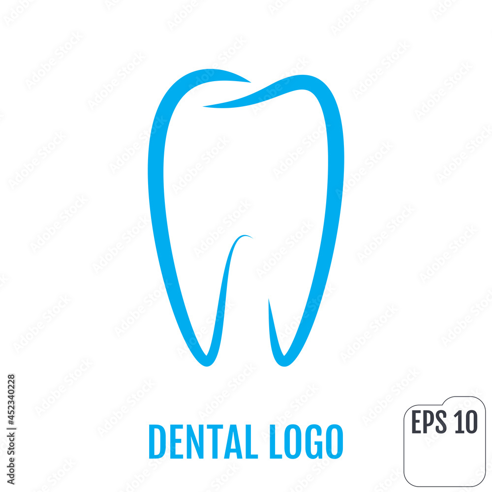 Dental logo. Dental clinic icon design. Tooth Dental logo. Dental clinic icon design. Tooth