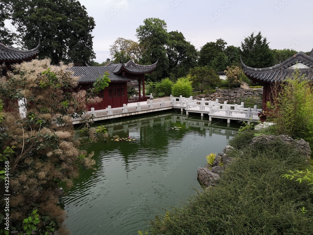 Der chinesische Garten in Weißensee