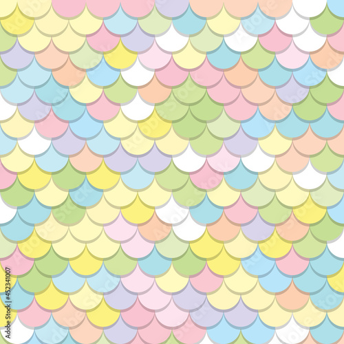Fantasy mermaid scales pattern. Magic scales of a mermaid.