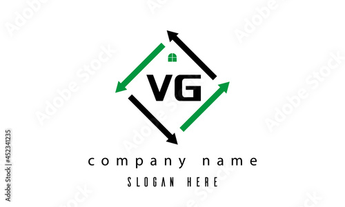 VG creative real estate letter logo