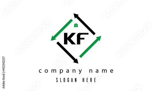 KF creative real estate letter logo