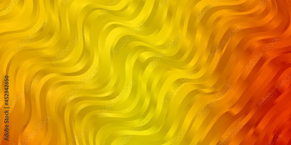 Light Orange vector background with curves. Light Orange vector background with curves.