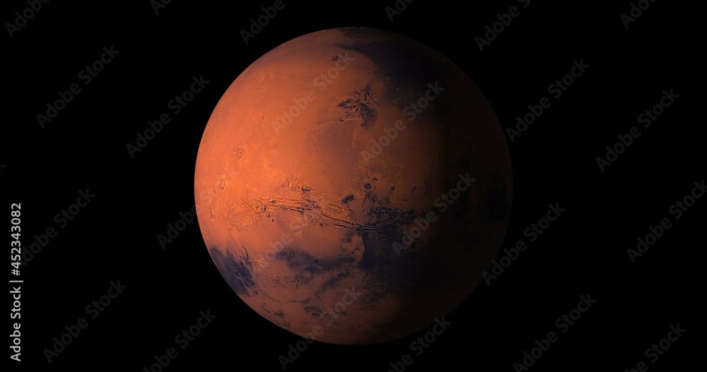 Mars in space with illuminated craters and Martian mountains. Elements of this image furnished by NASA Mars in space with illuminated craters and Martian mountains. Elements of this image furnished by NASA
