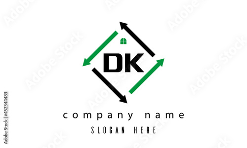 DK creative real estate latter logo