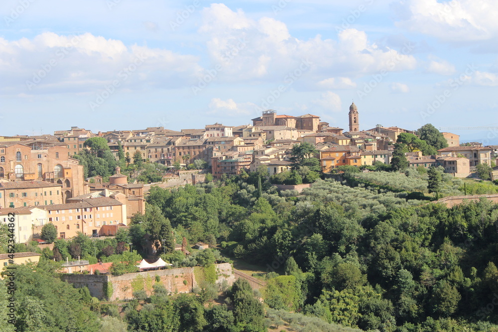 Vue de la ville de Sienne, Italie