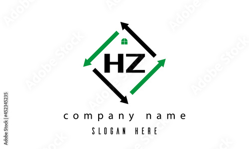 HZ creative real estate letter logo