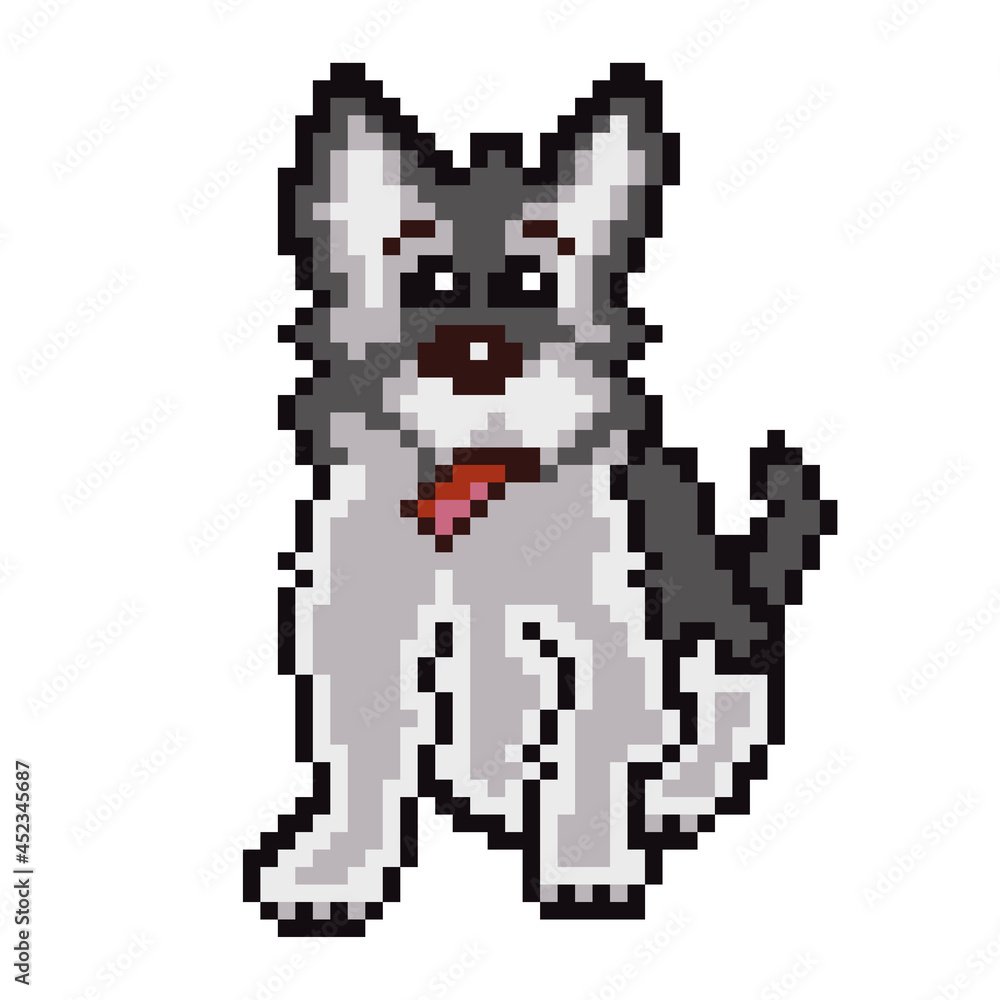 Dog Pixel 01