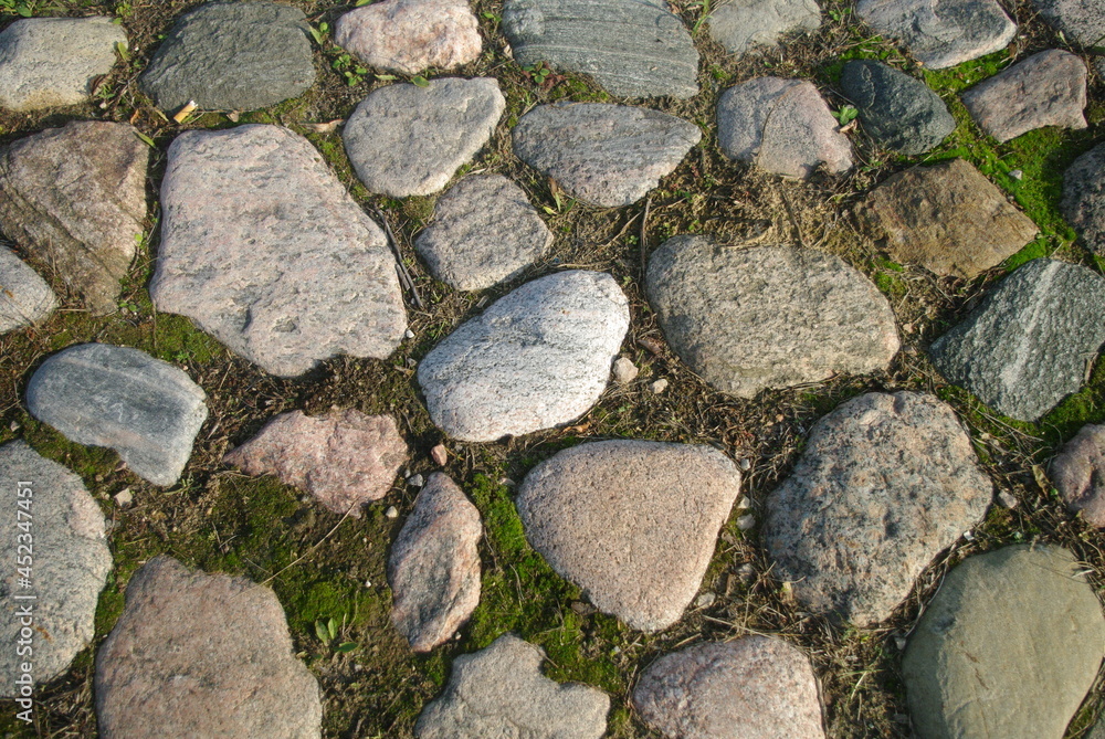 Obraz premium stone path background