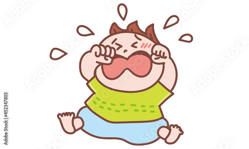泣く赤ちゃん