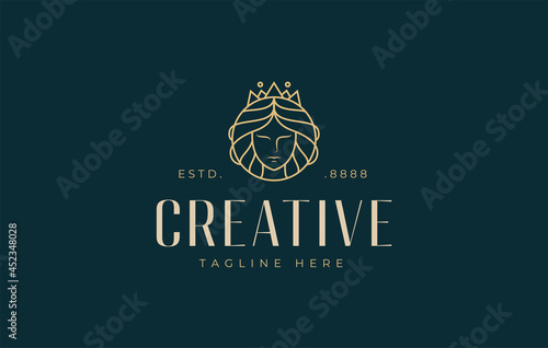 Fotografija Beautiful Queen Logo Design Inspiration