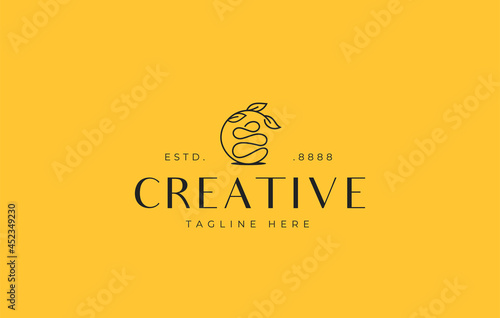 Photography Nature Balanced Rock Logo Design Template