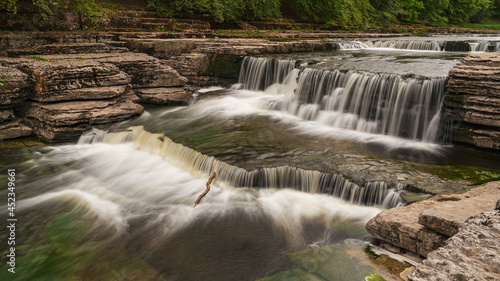 The Lower Falls of the Aysgarth Falls, North Yorkshire, England, UK