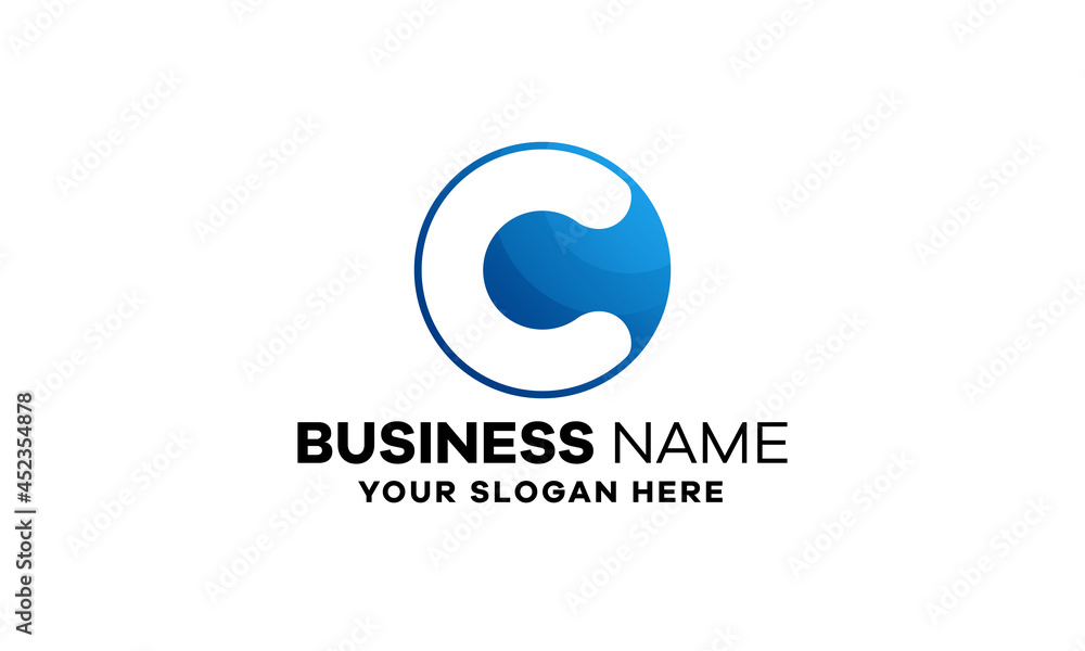 Circle Gradient Logo Template Circle Gradient Logo Template
