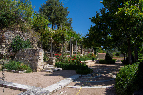 Jardínes de la casa del Águila Imperial en Pedraza, Segovia