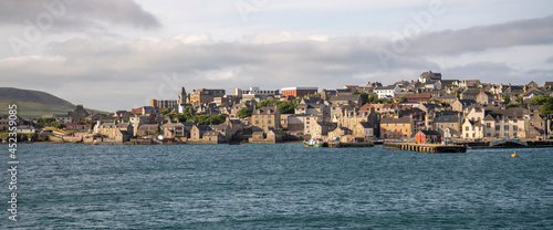 Ancient waterfront of Lerwick Shetlands capital photo