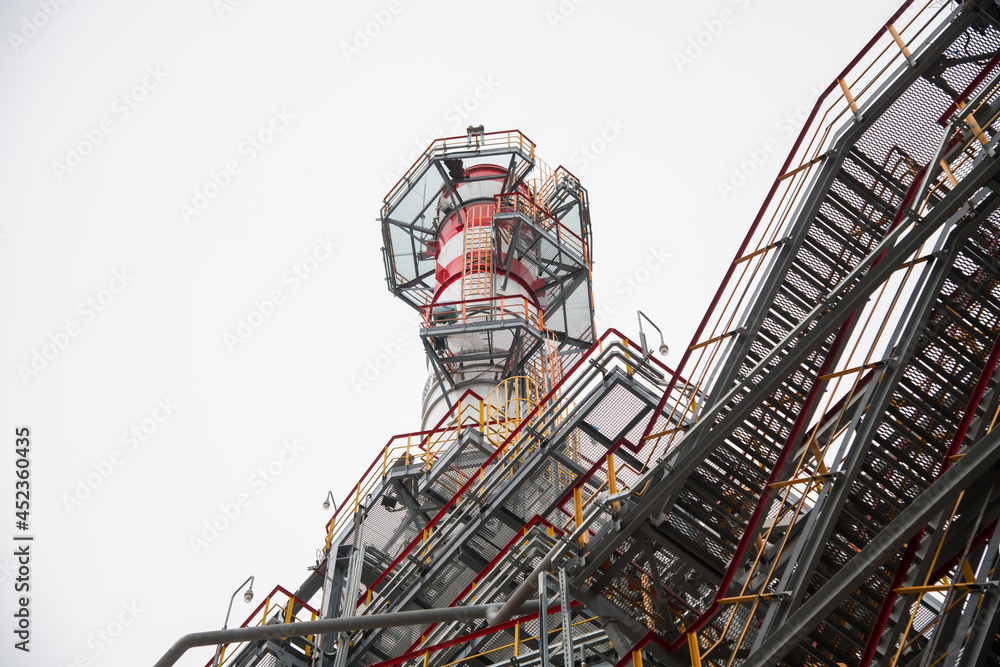 Obraz premium Oil Refining Plant