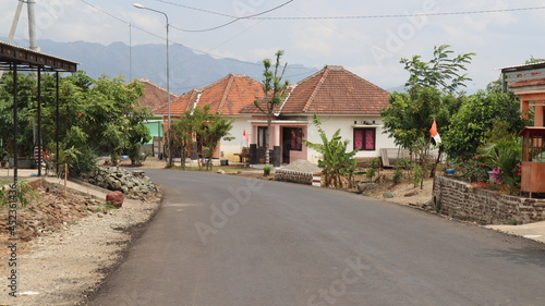 street in the village