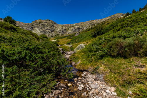 A fresh water stream from the Peñalara mountains, the northern Mountain range of Madrid. Here you can taste pure water and refresh yourself during a hike in the hills