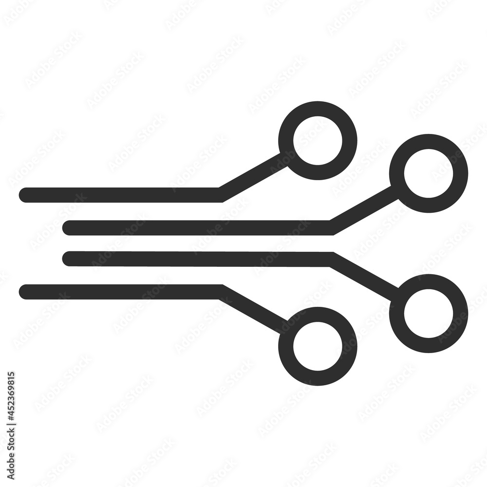 Vecteur Stock Electrical connectors icon with flat style. Isolated