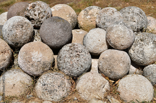 Ancient Stone Cannonballs